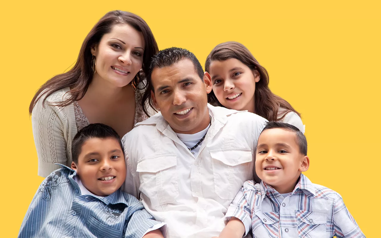Photo of a family